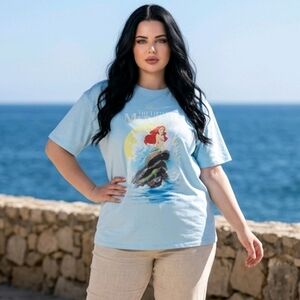 🆕️🧜‍♀️DISNEY LITTLE MERMAID RELAXED FIT TUNIC BOXY TEE🧜‍♀️